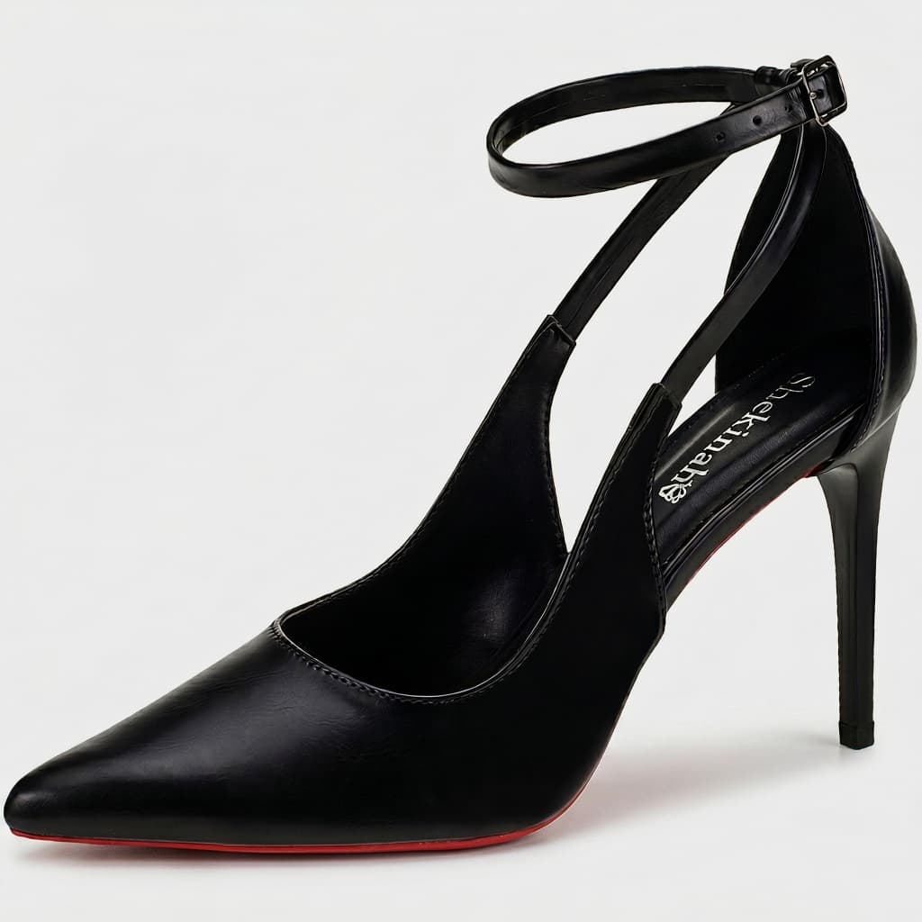 Scarpin Feminino Salto Fino Sapato Shekinah Lançamento Sola Vermelha Agulha Stiletto Moda Festa