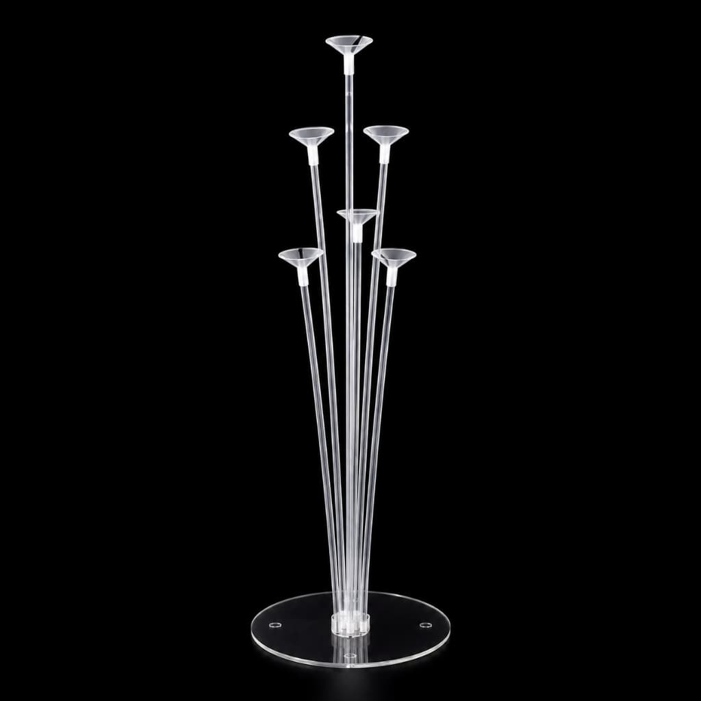 kit Suporte Balao 7 Haste Suporte Para Bexiga 70cm Enfeite De Festa 1,2 ou 3 kits OFF// CHOCO