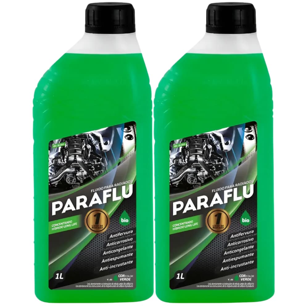 Kit 2 Aditivo para Radiador 10-3013 PARAFLU Concentrado Verde 1L
