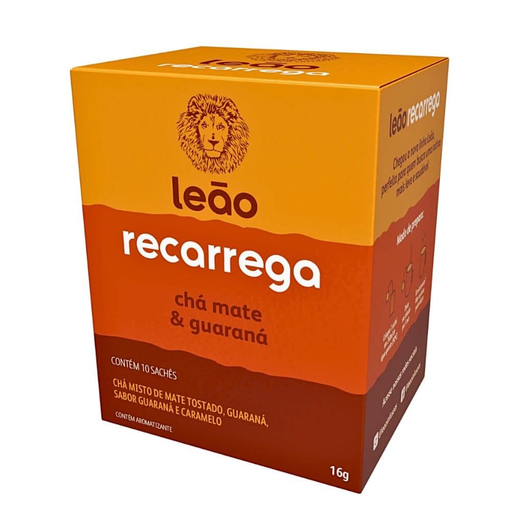 Chá Funcional Recarrega Leão 10 Sachês