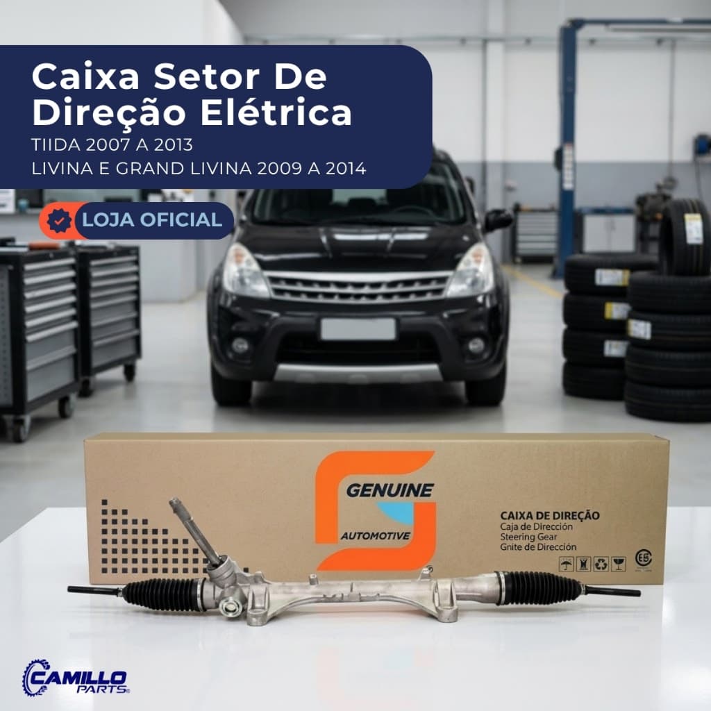 Caixa Setor Direção Elétrica Nissan Livina Grand Livina Tiida 2007 A 2014 Genuine Automotive