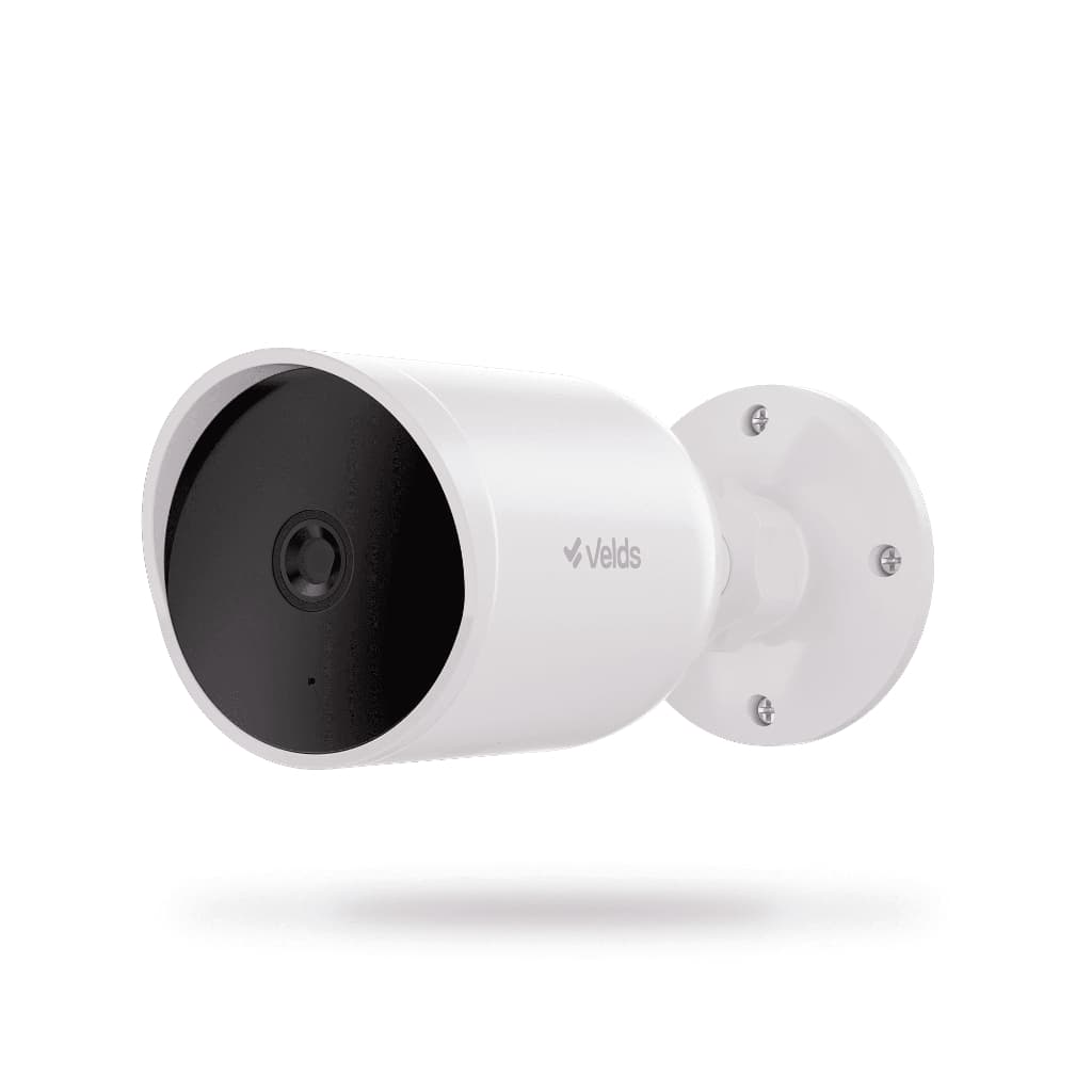 Câmera Bullet Wi-Fi Alta Resolução 2K Velds c/ Visao Noturna IP66, Branco