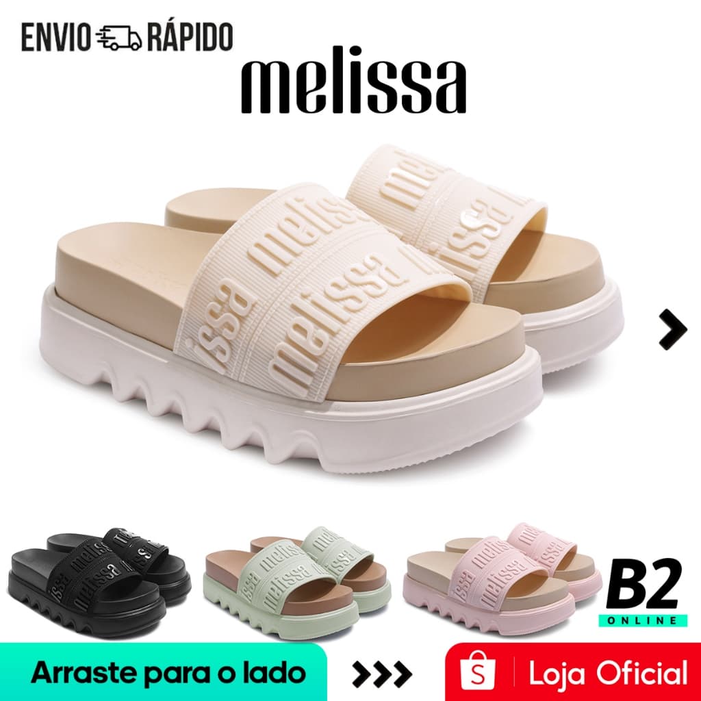 Sandália Slide Melissa Cozy Slide M-Lover Bold Platform Original com Nota Fiscal e Garantia