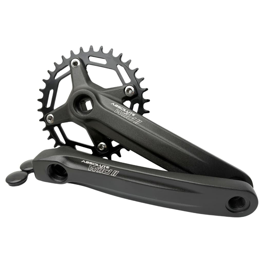 Pedivela Single Absolute Wild Coroa 34d em Aço Braço 175mm 9v 10v 11v 12v Mtb