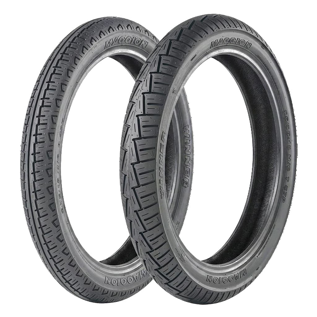 Par Pneu Maggion 90/90-18 + 2.75-18 Winner TT Ybr Titan Cg 125 150 160