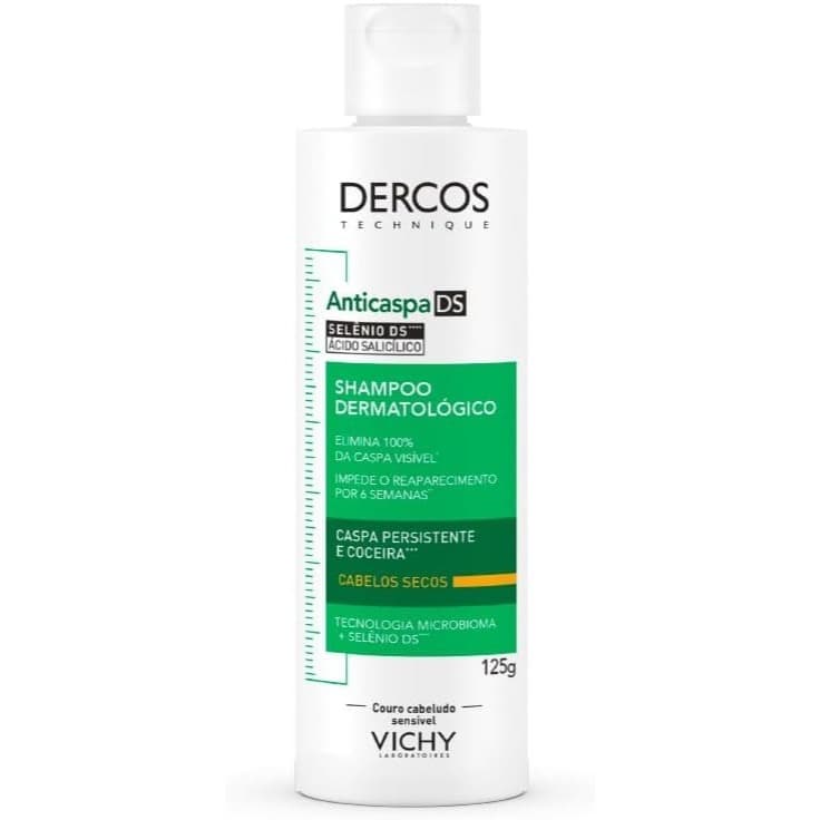 Shampoo Vichy Dercos Anticaspa DS Dermatológico Cabelos Normais A Oleosos Com 125g
