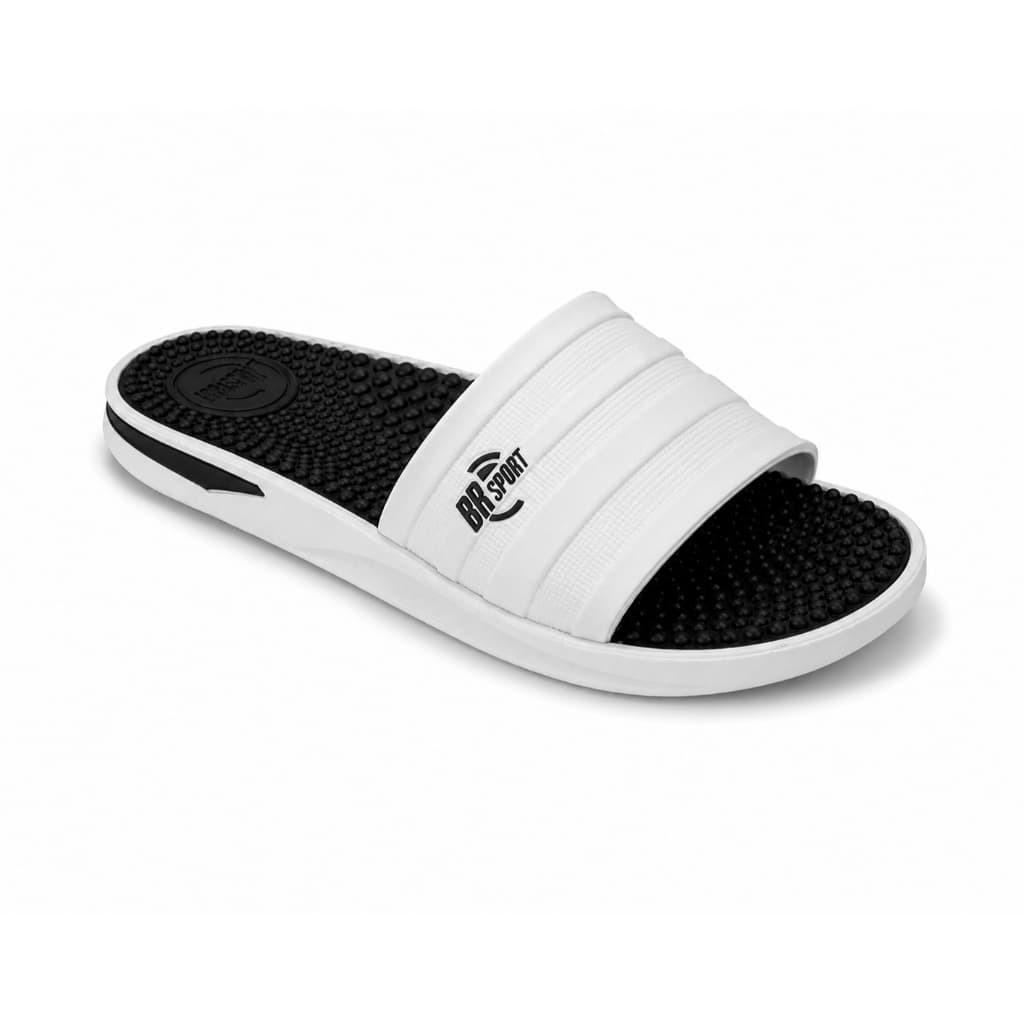 Chinelo Masculino BR Sport Slide Anatômico Confortável Macio Esportivo Dia a Dia Com Palmilha Massageadora Original