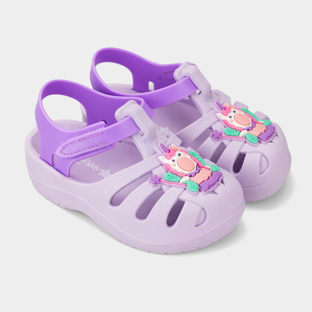 Sandalia Patrulha Canina Stitch Minnie Unicórnio Grendene Kids Babuche Baby Menina 22303/22710/23488
