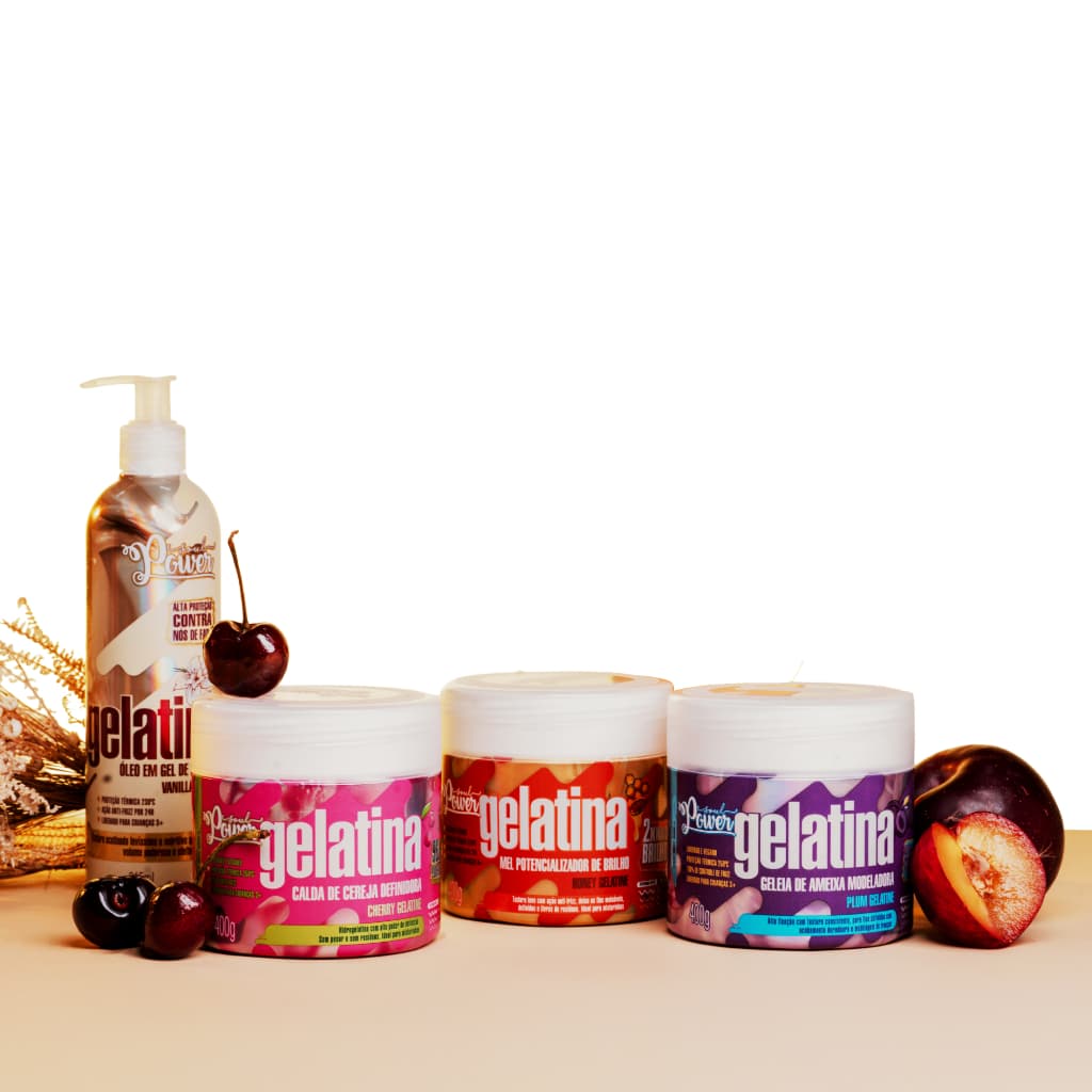 Kit Gelatinas Doces Sensações Soul Power