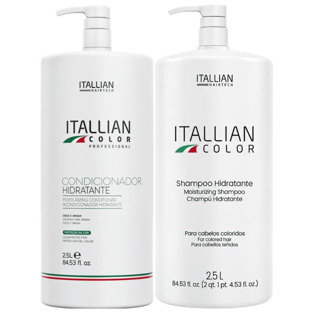 Kit Shampoo E Condicionador De  2,5 Lts Itallian Color