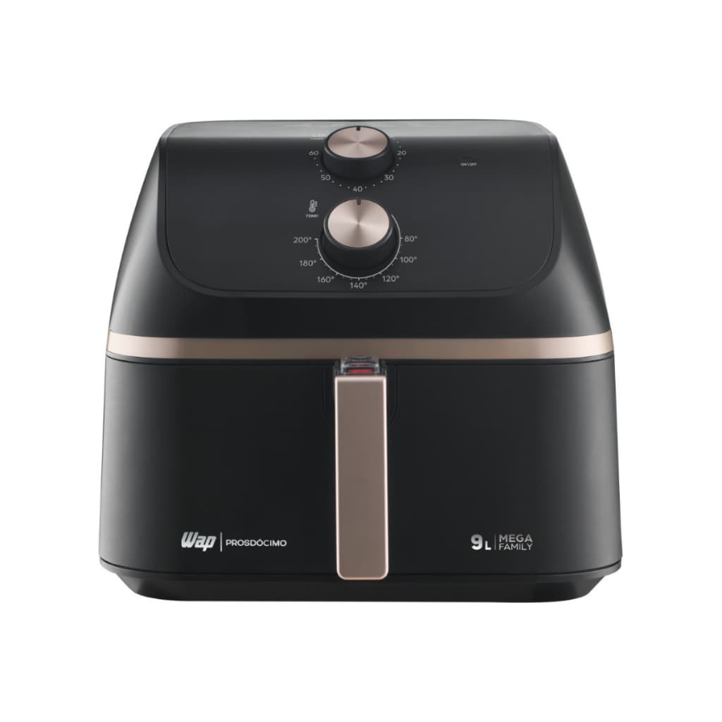 Wap Fritadeira Air Fryer Mega Family 9 Litros Com Cesto Amplo E Circulação De Ar 360° 127V