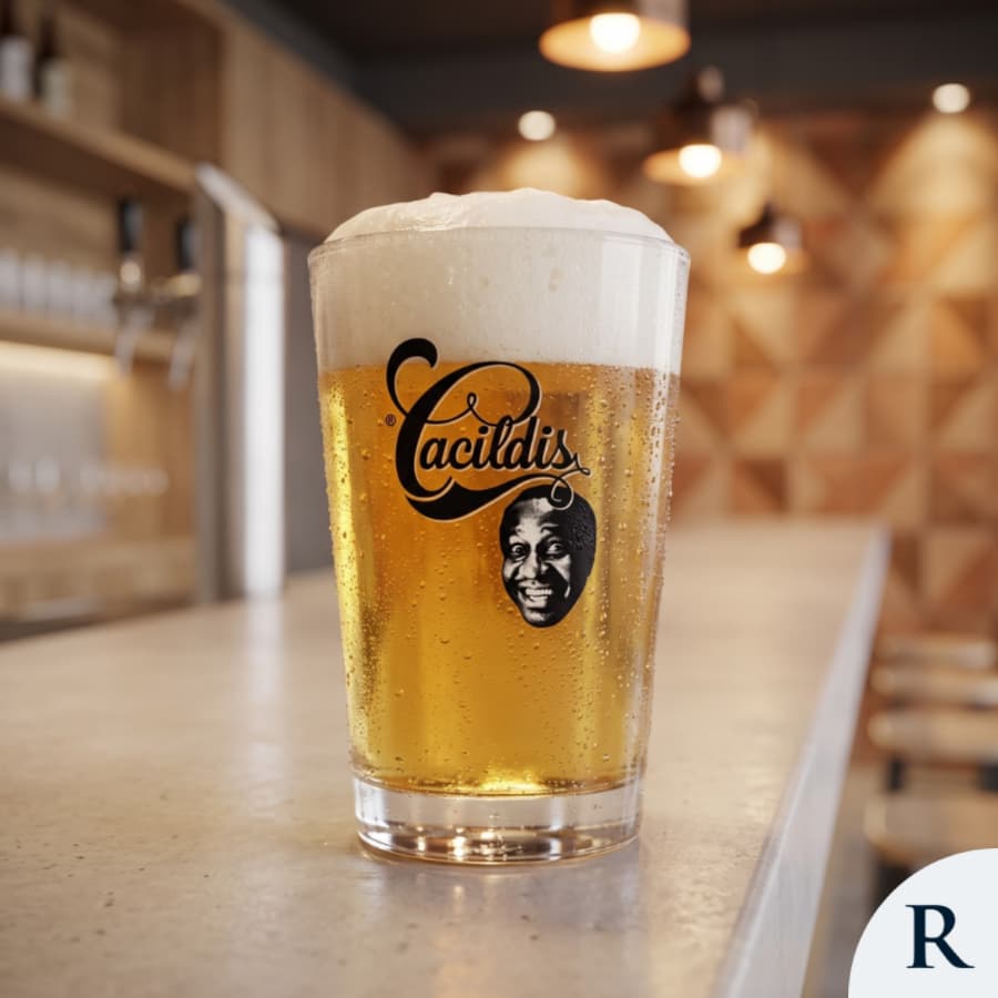 Copo de Cerveja Caldereta Cacildis Copo de Vidro 300ml Estilo Pilsen
