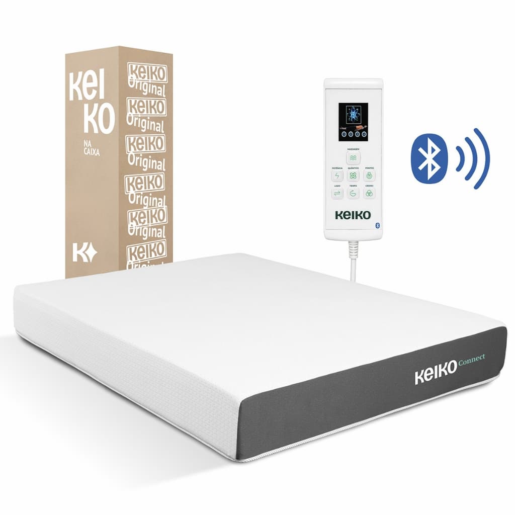 Colchão Casal D33 Connect Aplicativo Massageador 25x138x188 Keiko