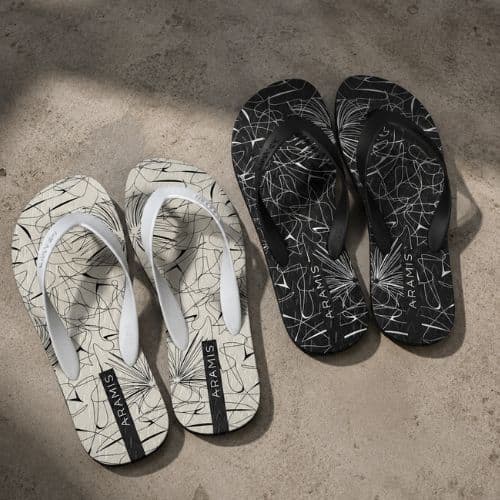 Chinelo Casual Aramis Traços 2 Masculino Slide Leve Macio Confortável Praia