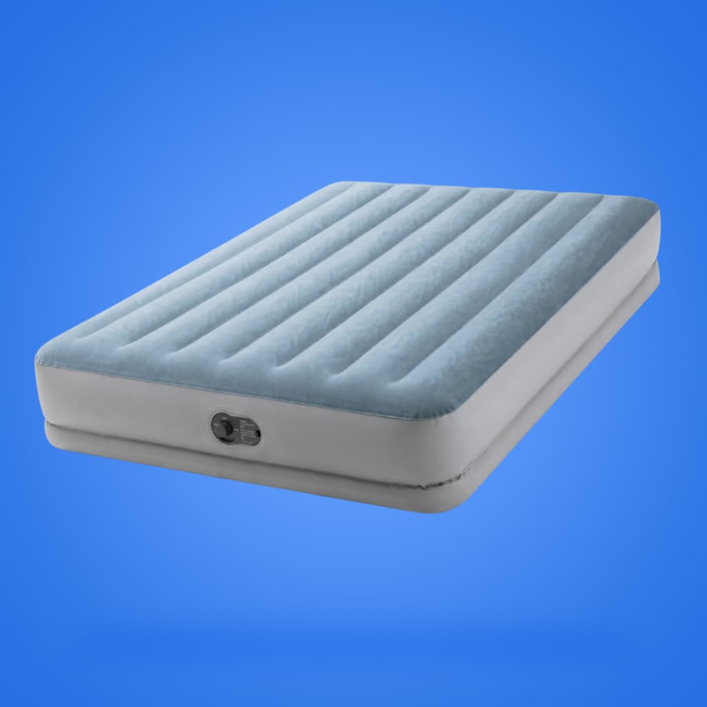 Colchão Inflável Casal Intex Queen Dura Beam Plus com Bomba de Inflar Usb Embutida