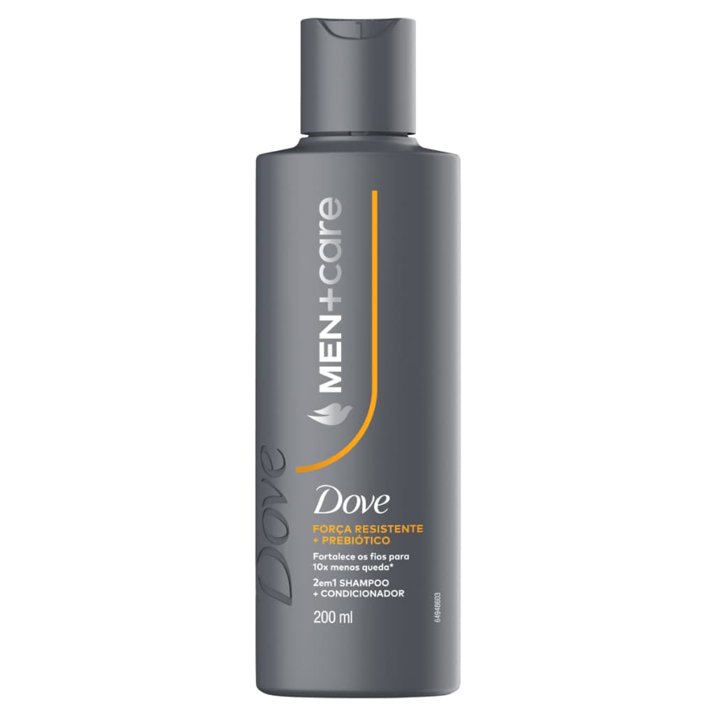 Shampoo 2 em 1 Dove Men Care Força Resistente 200ml