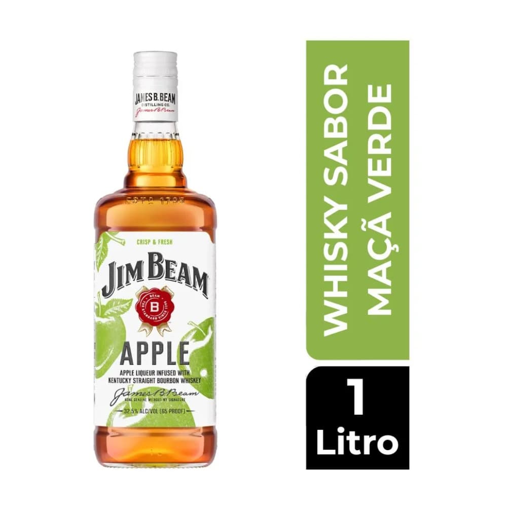 Whiskey Bourbon Jim Beam Apple 1L