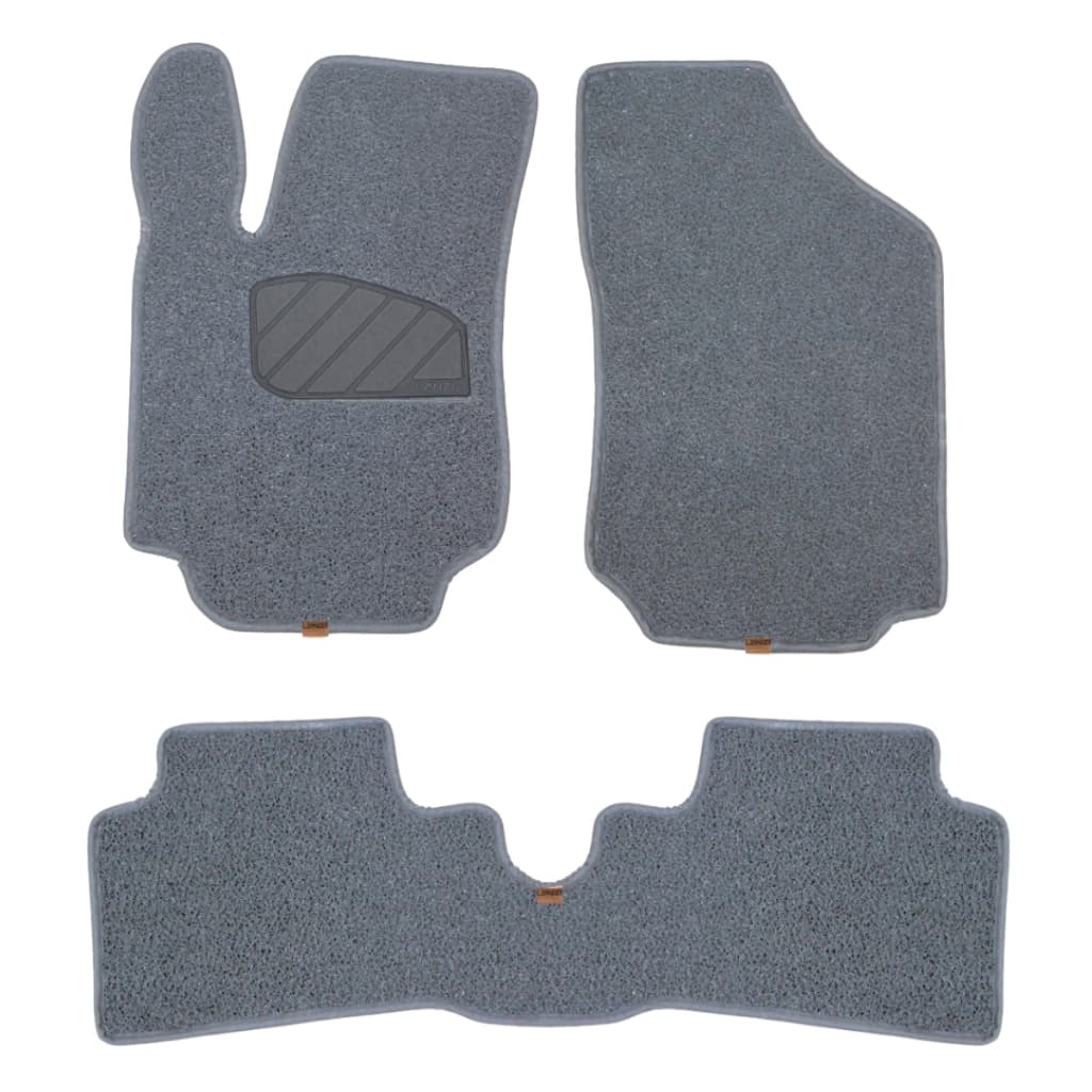 Kit tapete carro Novo Para Fiat Cronos 2024 25 2026 Drive Capacho Cinza Original Lanzi Grosso 3 pçs