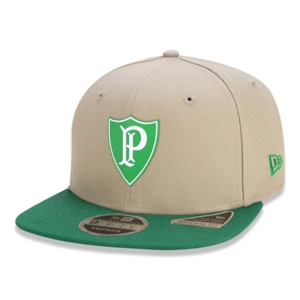 BONÉ NEW ERA 9FIFTY ORIGINAL FIT PALMEIRAS — APLICAÇÃO EMBORRACHADA | AJUSTÁVEL | ORIGINAL