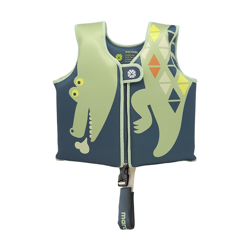 COLETE FLUTUADOR INFANTIL RÉPTEIS DA SELVA (TAMANHO M: 11-19KG)