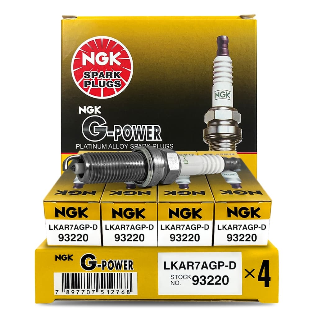 Jogo de Velas Ngk Gpower Duster Oroch Captur Logan Sandero 1.6 16v Sce H4m Flex Desde 2016 Lkar7agpd