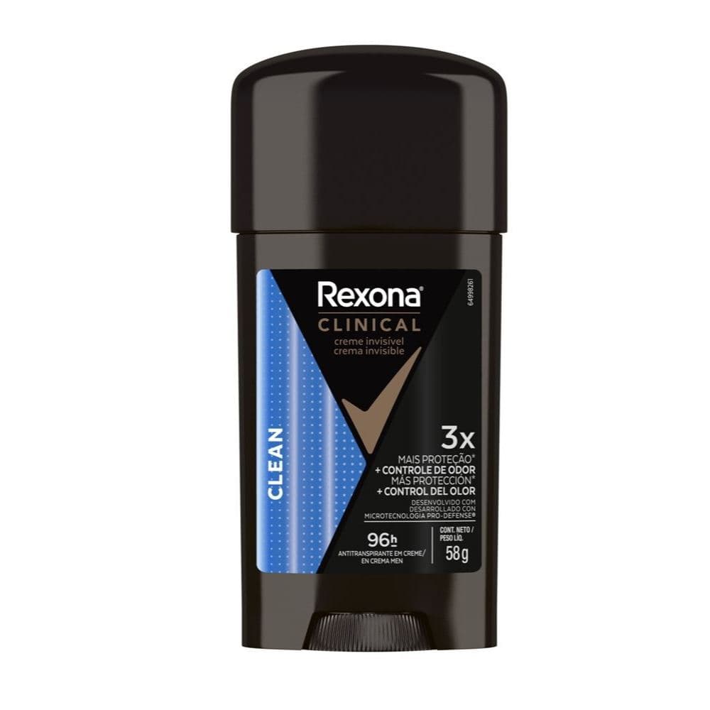 Desodorante Rexona Clinical Clean Masculino 58g
