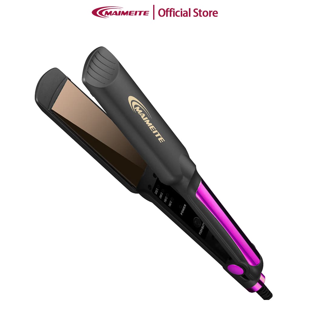 MAIMEITE Chapinha Profissional Nano Titanium Prancha Alisador Progressiva de Cabelo Bivolt 110V/220V