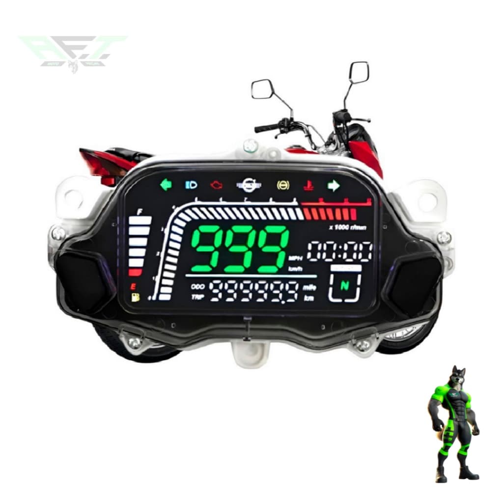 Painel Para Honda FAN160 Titan 160 Blackout Cg160 Start 16 A 23 Ventilador 160 Instrumento Completo
