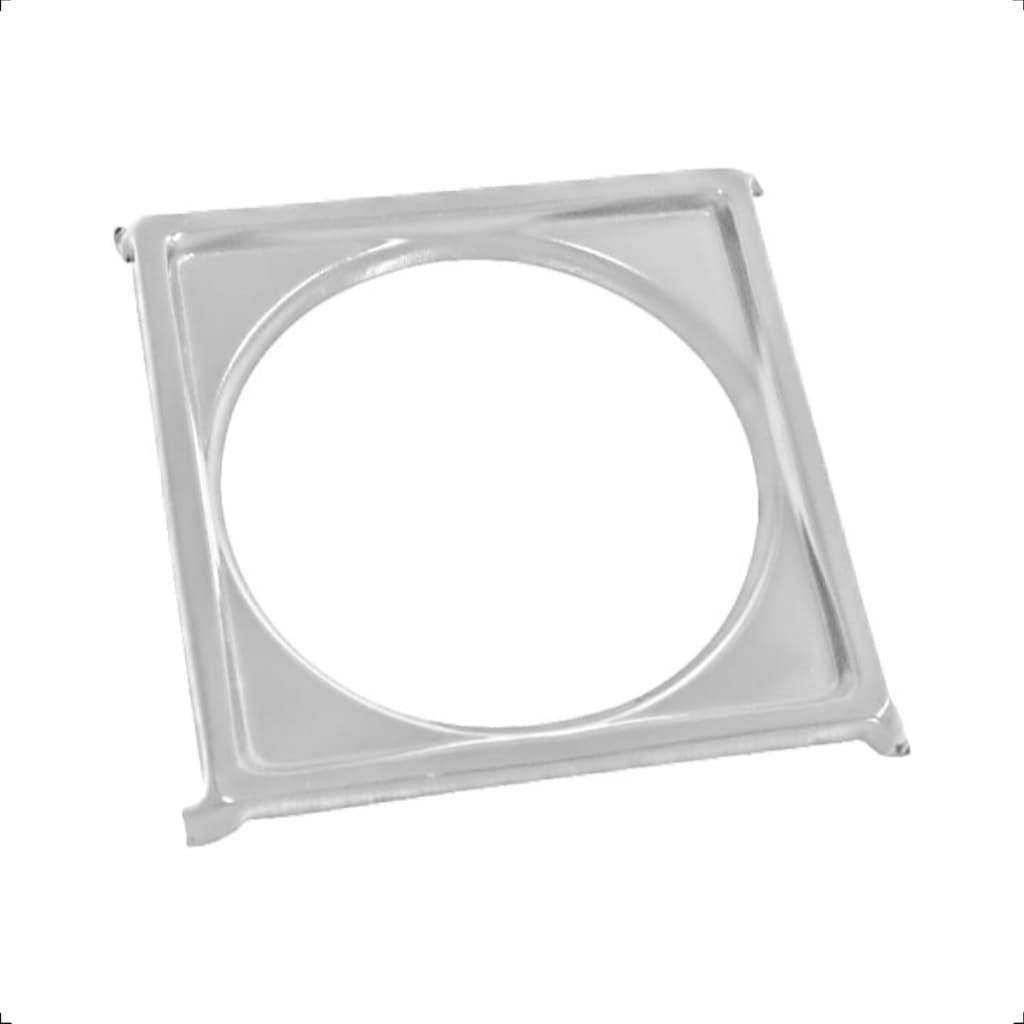 Porta Ralo Click 10x10 Suporte Cromado Inox 304