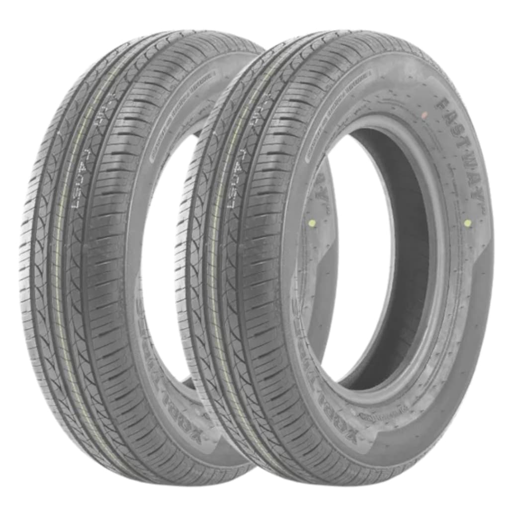 Kit 2 Pneus 175/75 R14 XBRI Fastway F2 86T Novos Aro 14