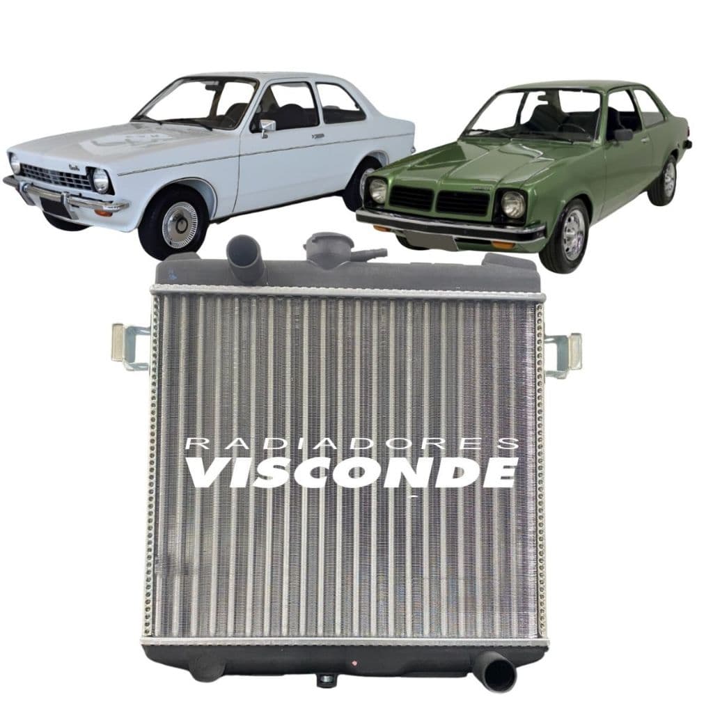 Radiador Visconde Gm Chevette Chevy 1.4 1.6 1974 1976 1978 1980 1982 a 1995