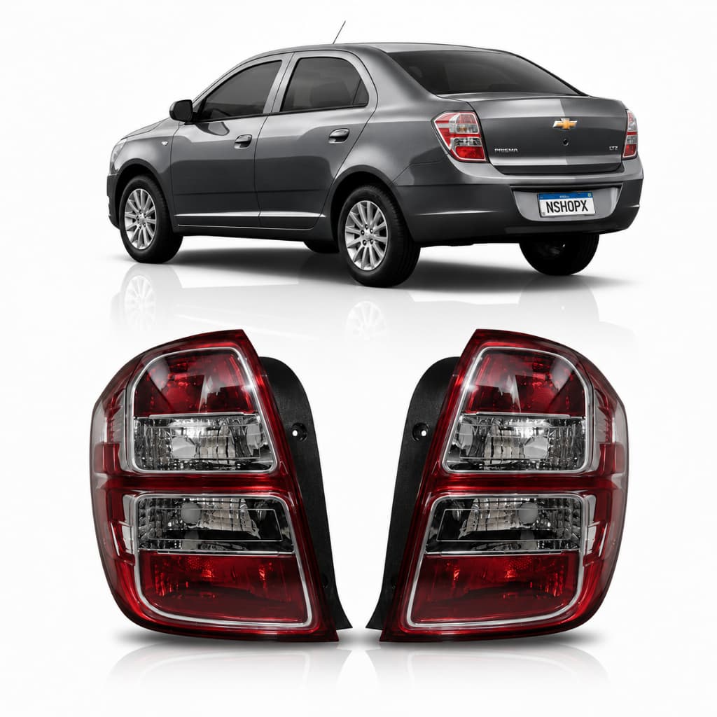 Par Lanterna Traseira Cobalt 2012 2013 2014 2015 Sinaleira Bicolor ED