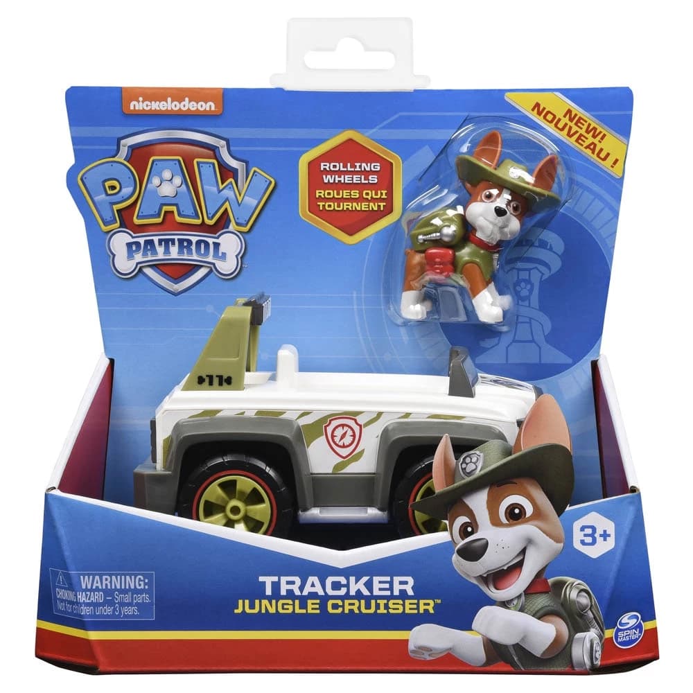 Patrulha Canina Boneco Brinquedo Veiculo Solido Tracker
