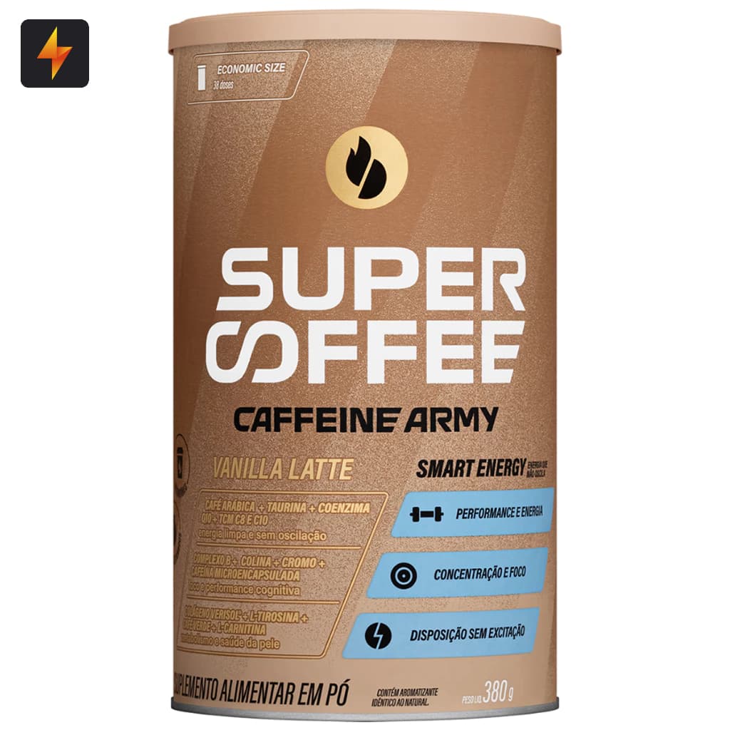 Supercoffee Caffeine Army 380g Original - Envio em 24h úteis