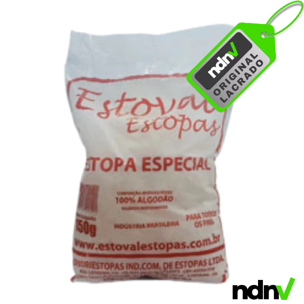 Estopa para Polimentos – 150g – Estoval Estopas – 100% Algodão