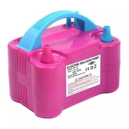 Inflador Compressor Bomba Balão Bexigas 2 Bicos Festas 110V