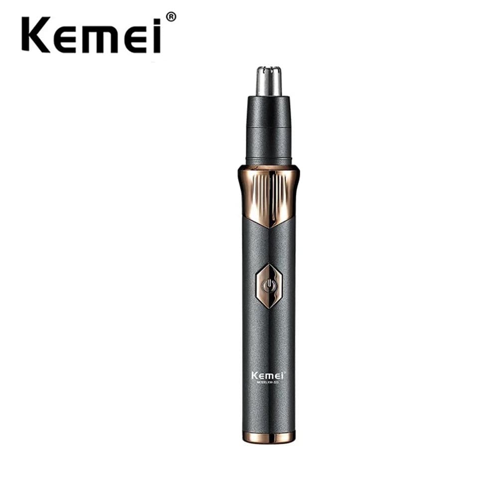 Kemei Recarregável Elétrico Orelha E Nariz Aparador De Pêlos Profissional Indolor Sobrancelha Trimmer Para Homens Mulher