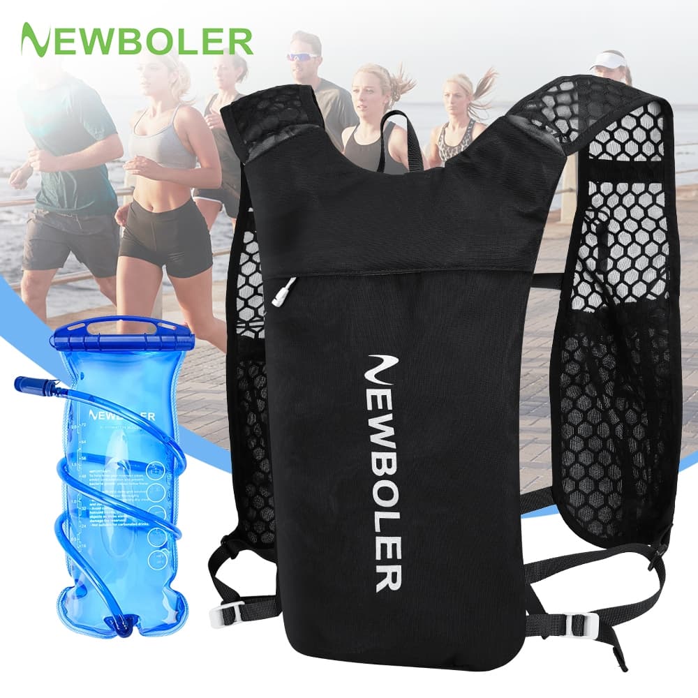 Newboler Mochila De Ciclismo Pacote De Bolsa De Hidratação Colete De Corrida Super Leve Para Esportes Ao Ar Livre Caminh