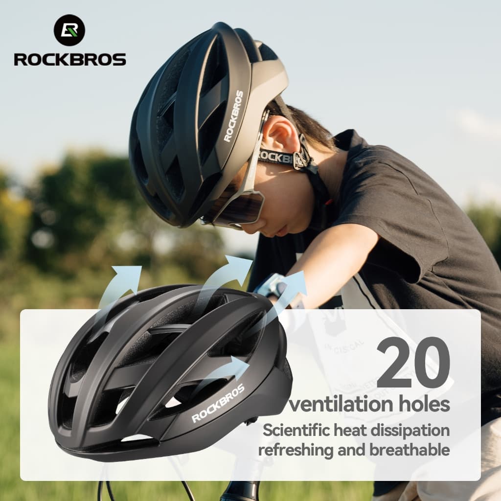 ROCKBROS Capacete Adolescente 54-58CM Vento Quebra Absorção De Choque Respirável De Bicicleta 6-18 Anos De Idade Juventu