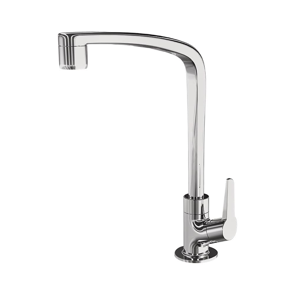 Torneira Cozinha 1167 F71 Flatt Mesa Cromada Lorenzetti