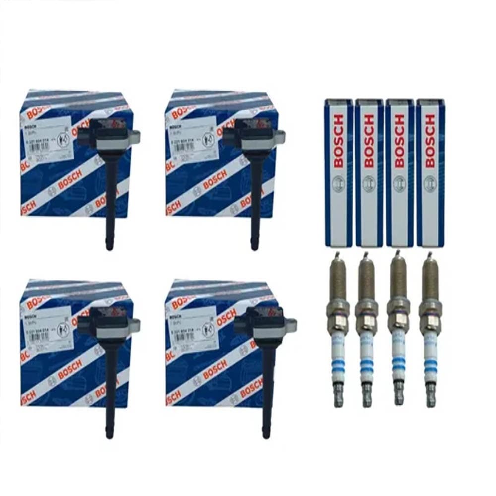 Kit Com 4 Bobina E 4 Vela SENTRA 2.0 2006 / 2016 Original Bosch