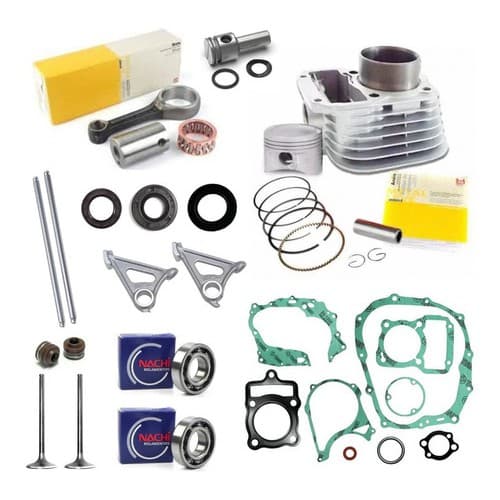 Kit Motor Completo Cg 125 Titan 99 Rolamentos Biela Balancim