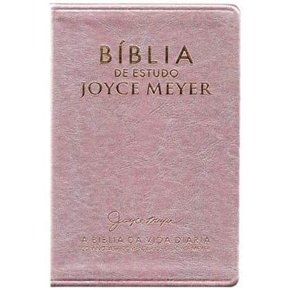 Bíblia de Estudo | Joyce Meyer | NVI | Letra Média | Rosa