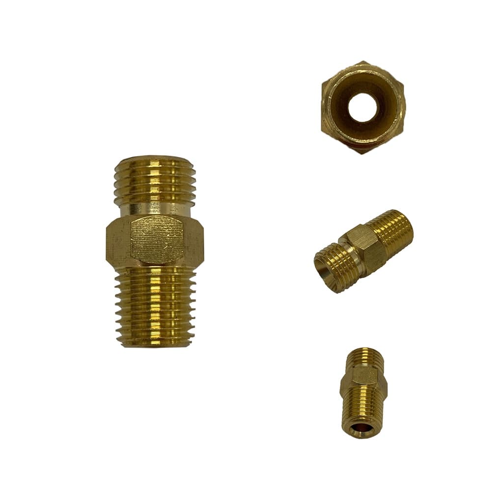 Adaptador Conexão Junção de Roscas 9/16 X 1/4 Para Reguladores Nitrogênio Oxigênio CO2 WWSoldas