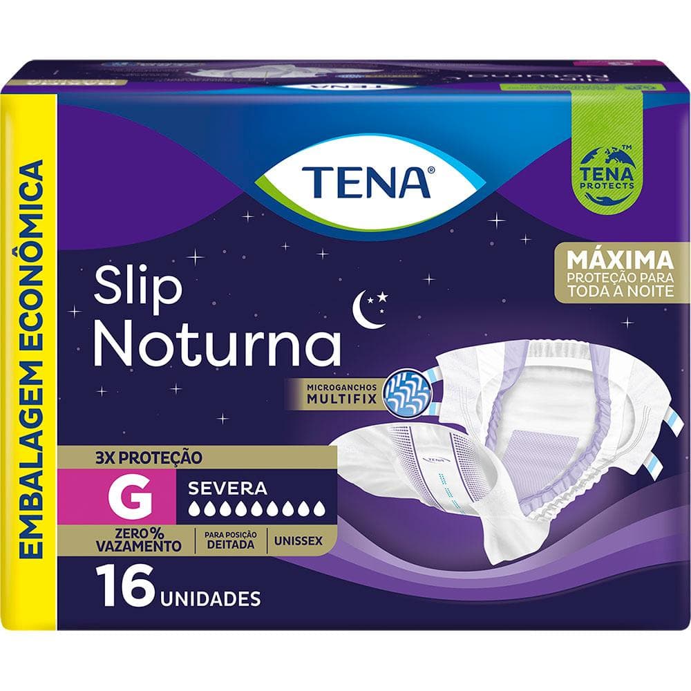 Fralda Tena Noturna G 16 Unidades