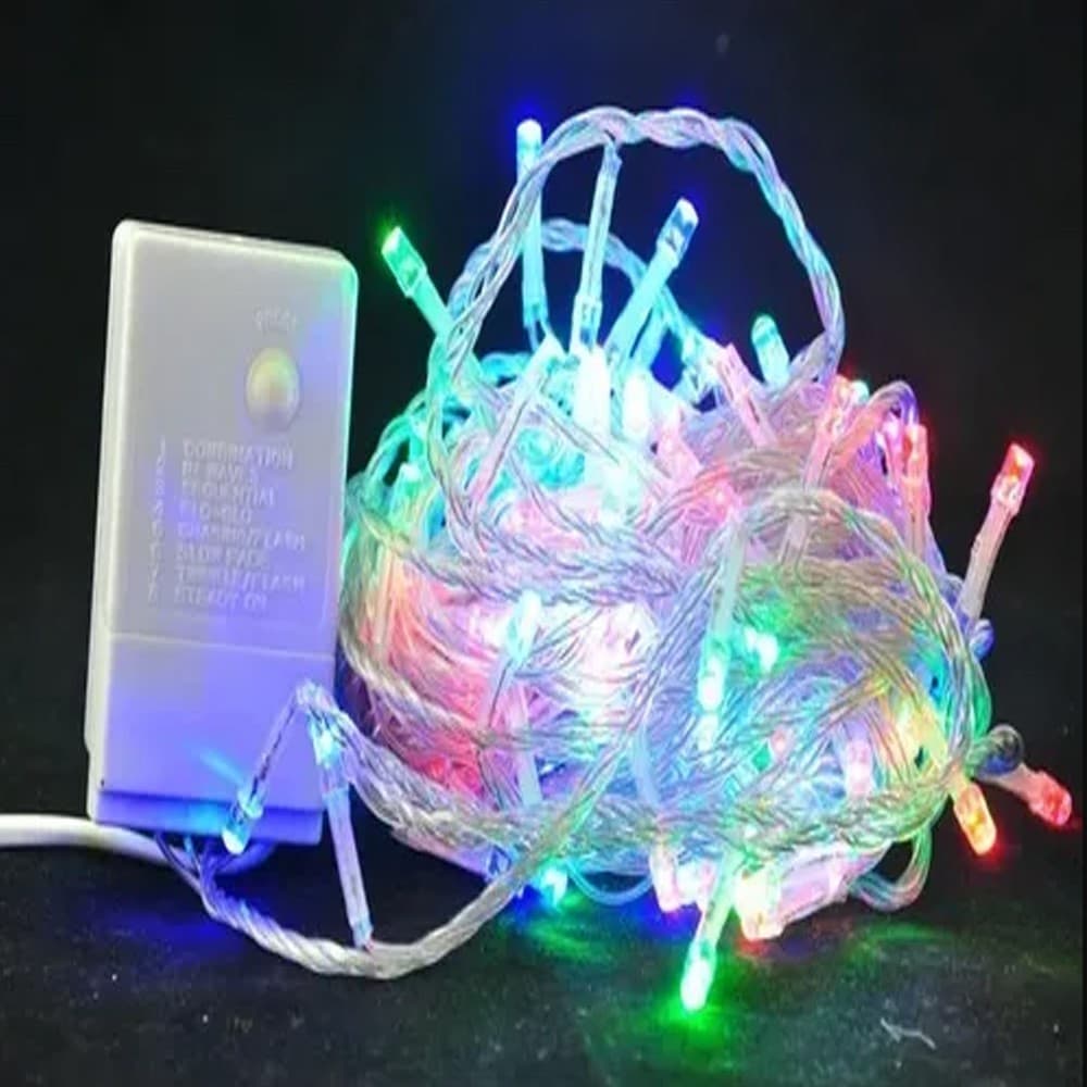 Pisca Natal 100 Led Colorido 9M 8 Funções - 110v
