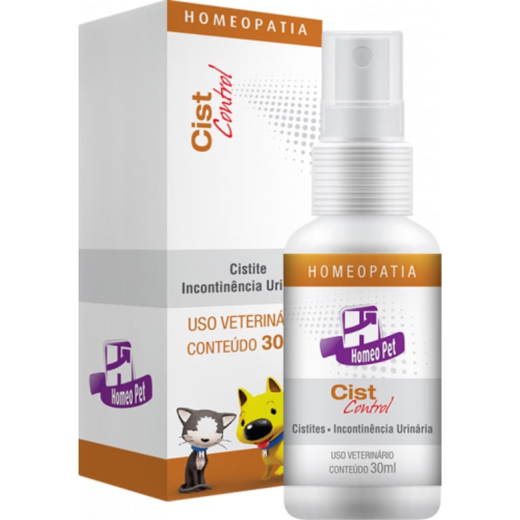 Cist Control Incontinência Urinaria Cães Gatos 30ml Homeopet