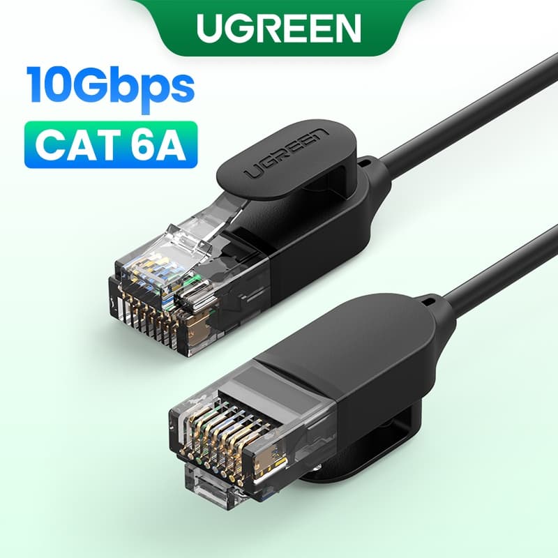 Cabo Ethernet UGREEN Cat 6A De Rede Par Torcido Internet Lan RJ45