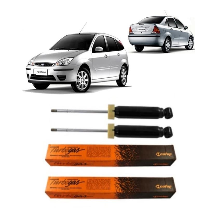 Par Amortecedor Traseiro Focus 2000 2001 2002 2003 2004 2005 2006 2007 2008 Original Cofap
