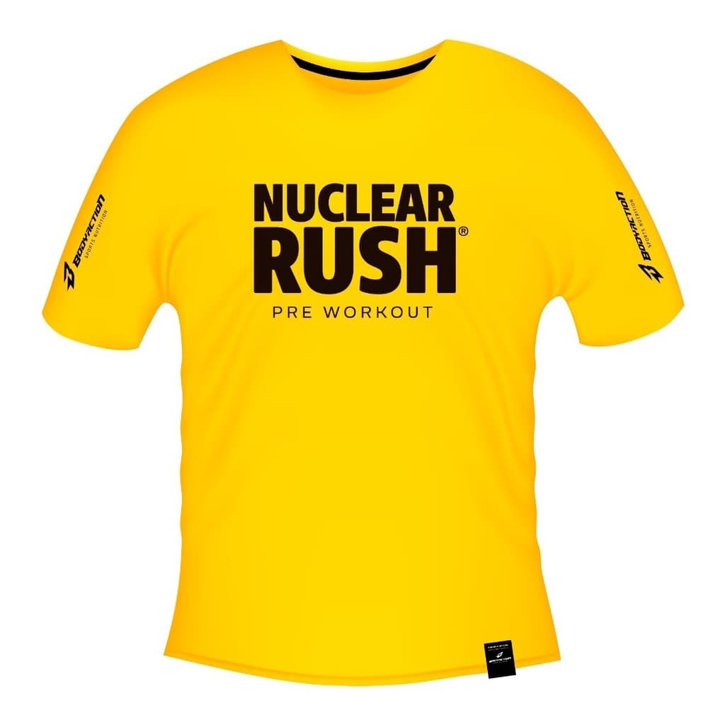 Camiseta Nuclear Rush 100% Algodão Masculina Bodyaction